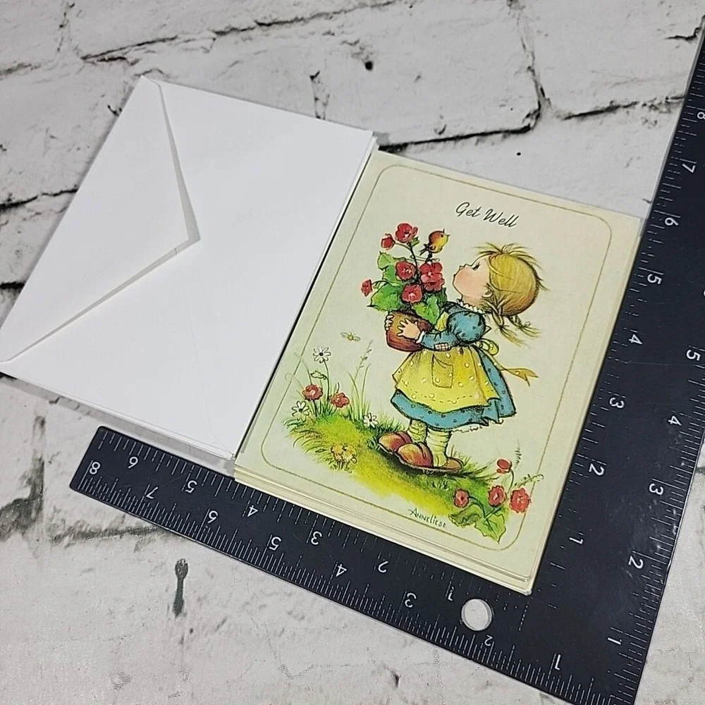 Vtg Anneliese Little Helpers Little Children Greeting Cards Lot Of 11 Assorted